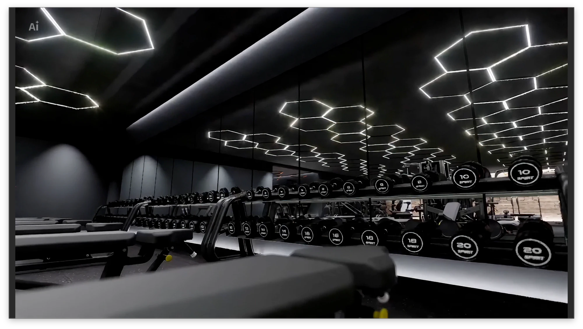 The Wigan gym floor with cardio and strength equipment