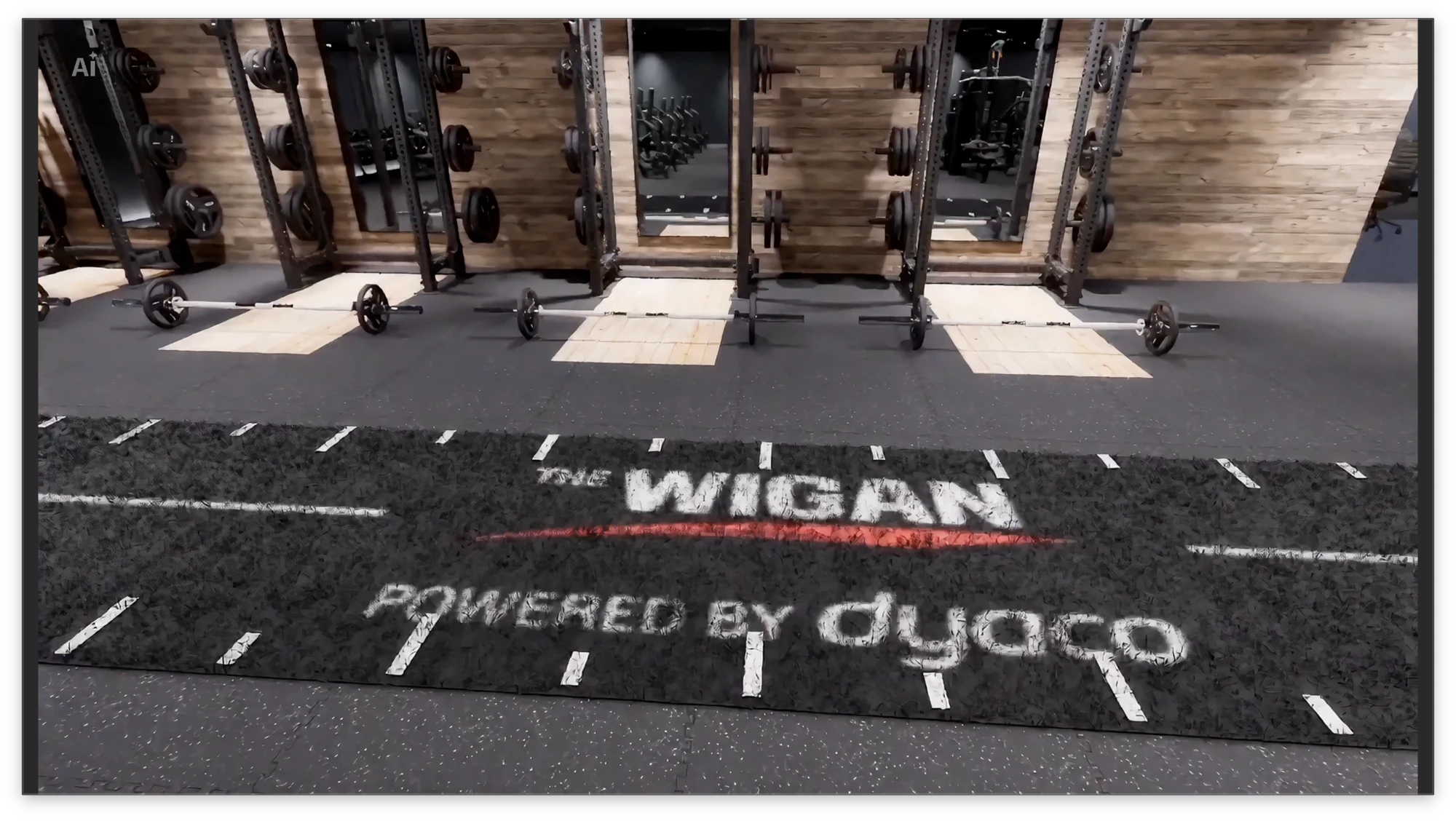 Free weights area at The Wigan